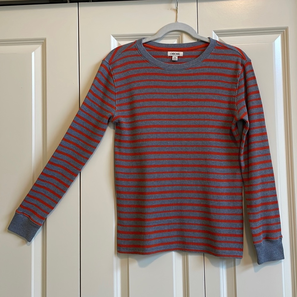 Large Youth Long Sleeve Striped top